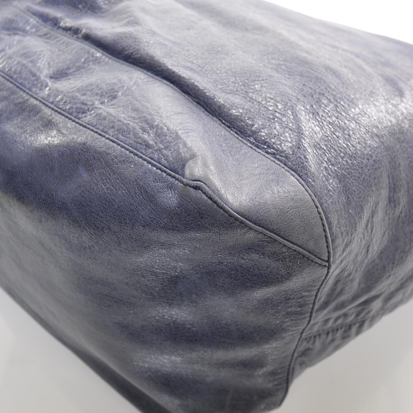 Chevre Extra Courier Hobo Ink