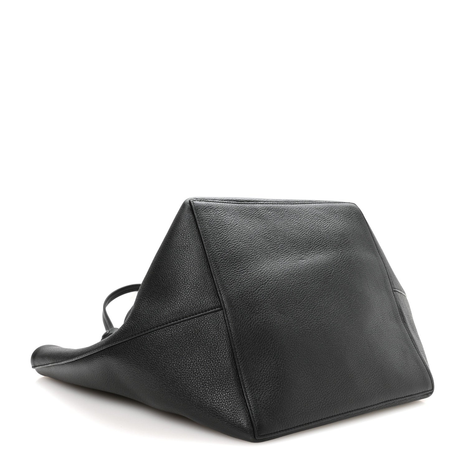 The Row Grained Calfskin Park Tote Three Black 4 of 11