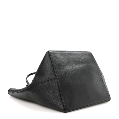 The Row Grained Calfskin Park Tote Three Black 4 of 11