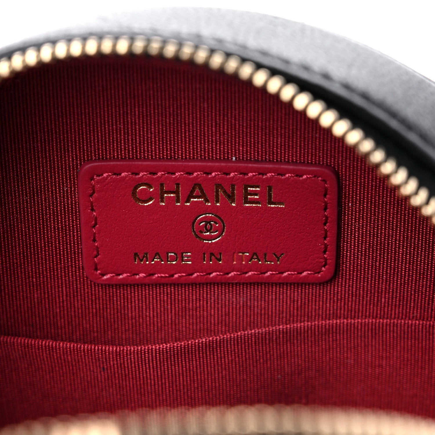 Chanel Lambskin Quilted Chanel 19 Round Clutch With Chain Black 6 of 9