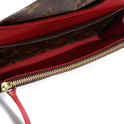 Louis Vuitton Monogram Emilie Wallet Rouge 5 of 8