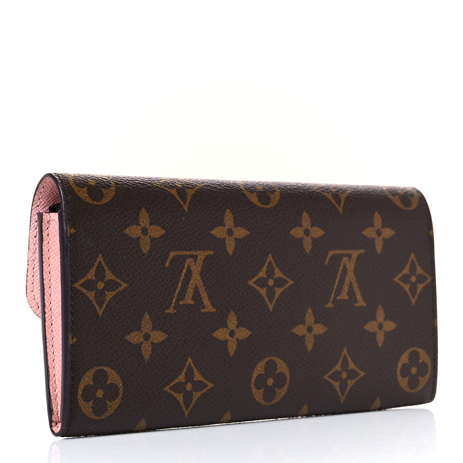 Louis Vuitton Monogram Emilie Wallet Rose Ballerine 3 of 10