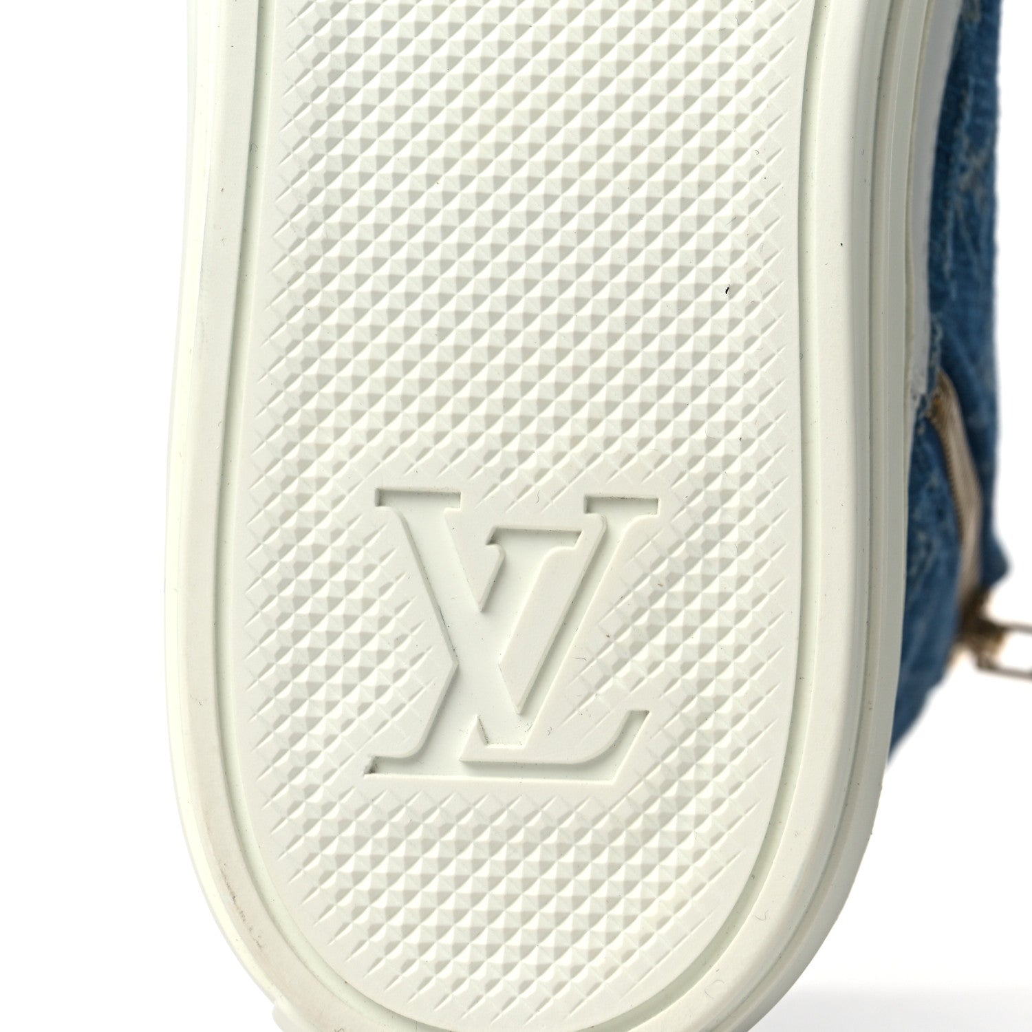 Louis Vuitton Denim Monogram Stellar Sneaker Boots 40 Bleu Jeans Blue 7 of 9