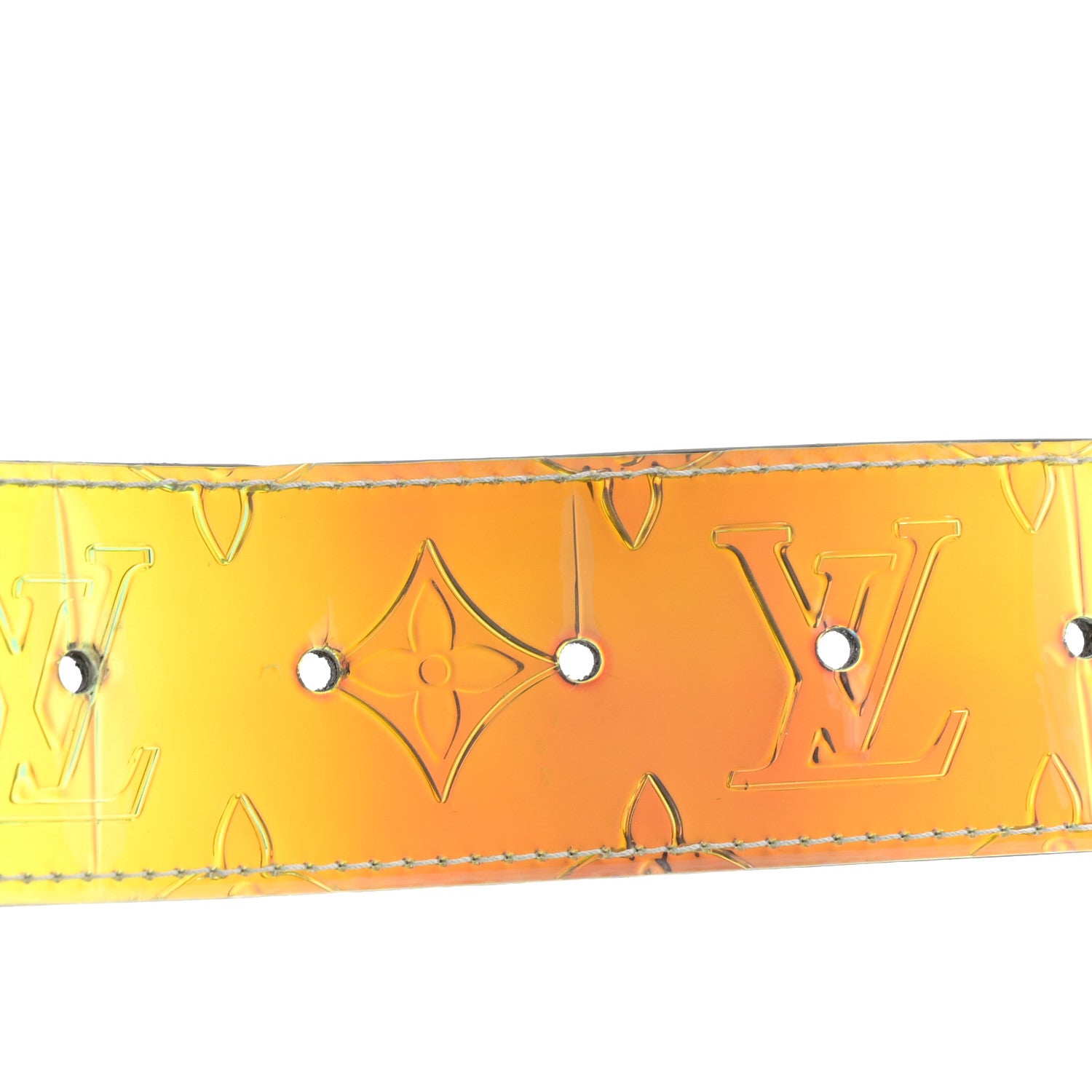 Louis Vuitton PVC Monogram 40mm LV Initiales Reversible Belt 85 34