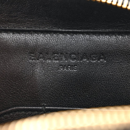 Balenciaga Chevre Gold Metallic Edge Hardware Bum Bag Black 6 of 12