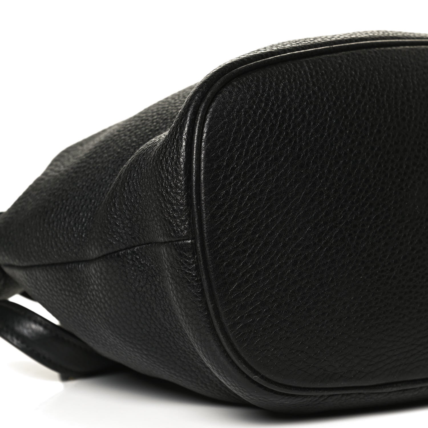 Prada Vitello Daino Bucket Bag Black 8 of 9