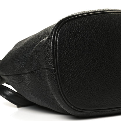 Prada Vitello Daino Bucket Bag Black 8 of 9