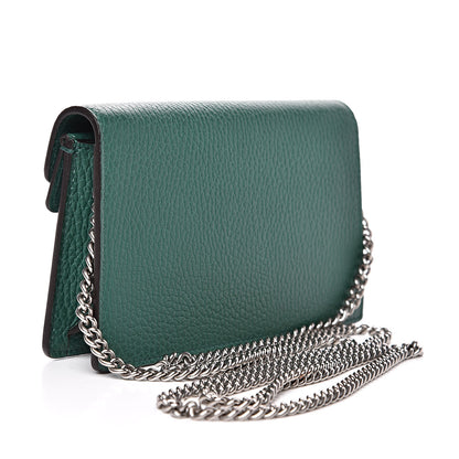 Gucci Calfskin Super Mini Dionysus Shoulder Bag Emerald 3 of 9