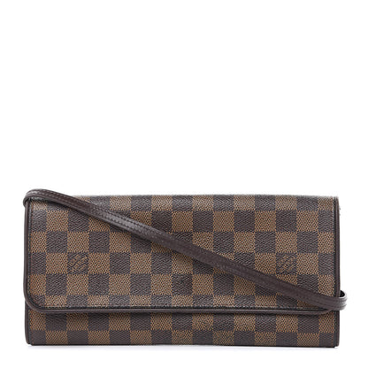 Louis Vuitton Damier Ebene Pochette Twin GM 1 of 18