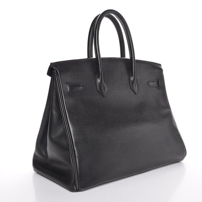 Hermes Ardennes Birkin 35 Black 3 of 36