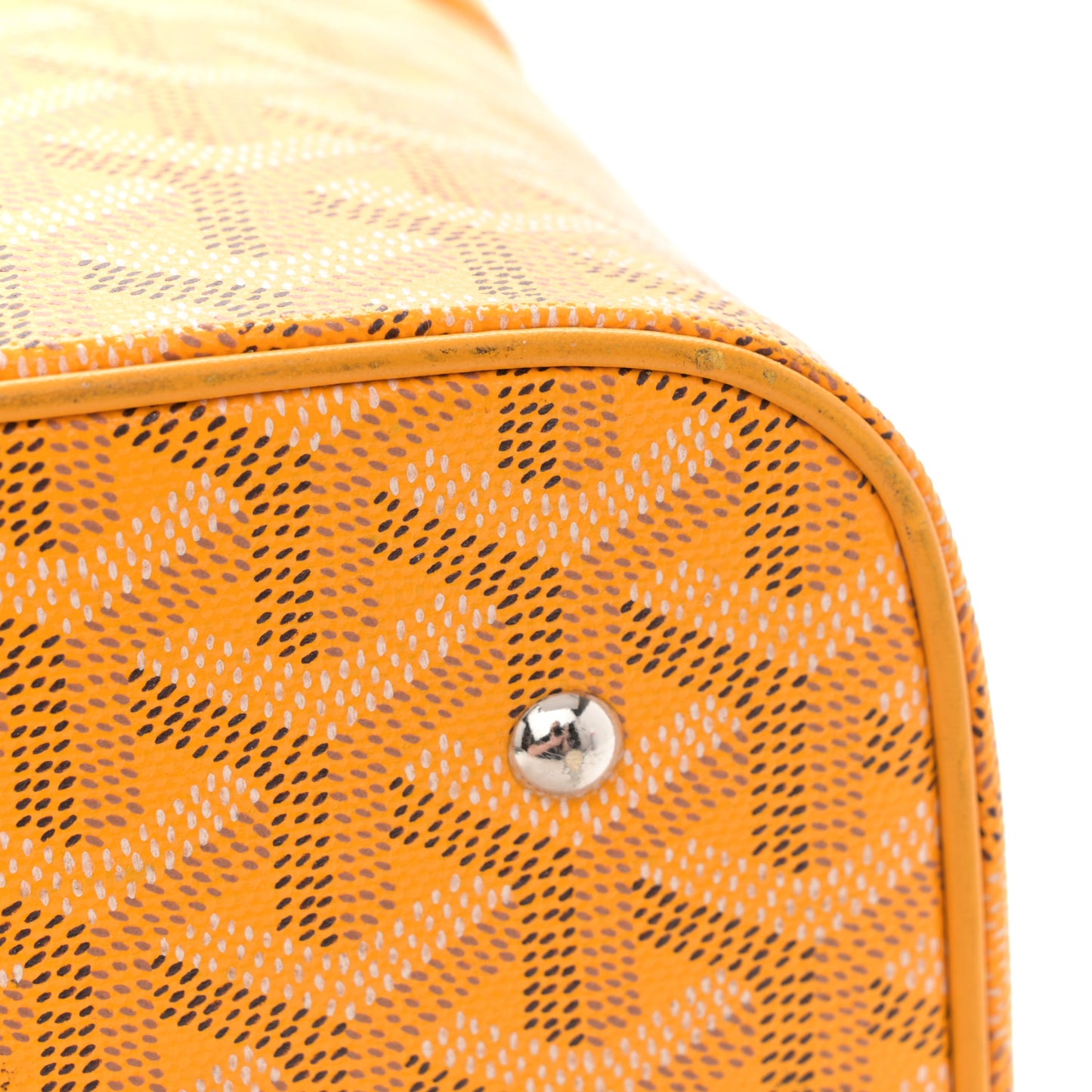 Goyardine Muse Vanity Case Yellow