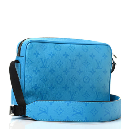 Louis Vuitton Taigarama Outdoor Messenger Blue Lagoon 2 of 11
