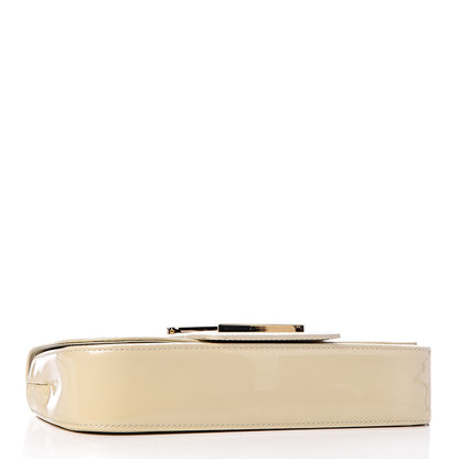 Louis Vuitton Patent Sobe Clutch Blanc Corail 4 of 9