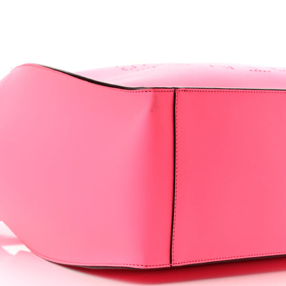 Stella McCartney Eco Alter Nappa East West Perforated Tote Fluorescent Pink 10 of 11