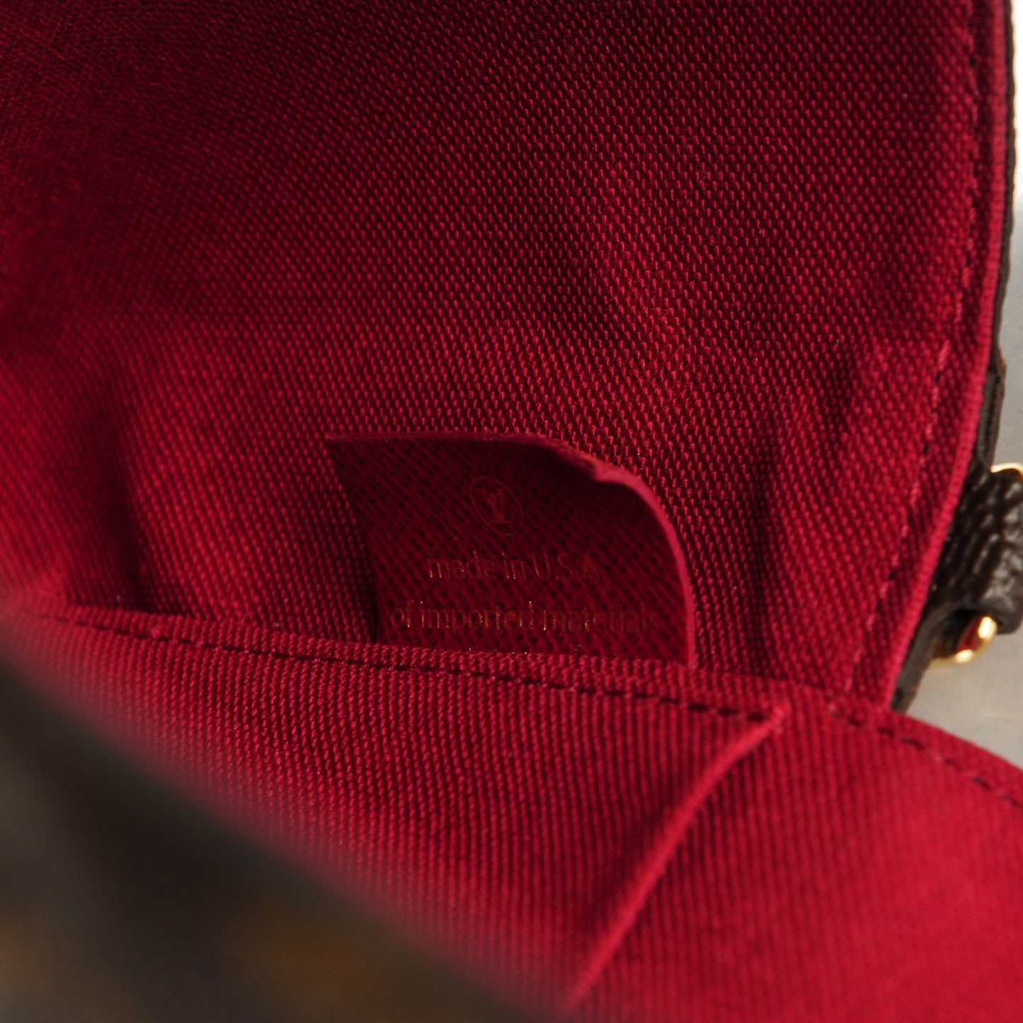 Monogram Pochette Felicie Chain Wallet Fuchsia
