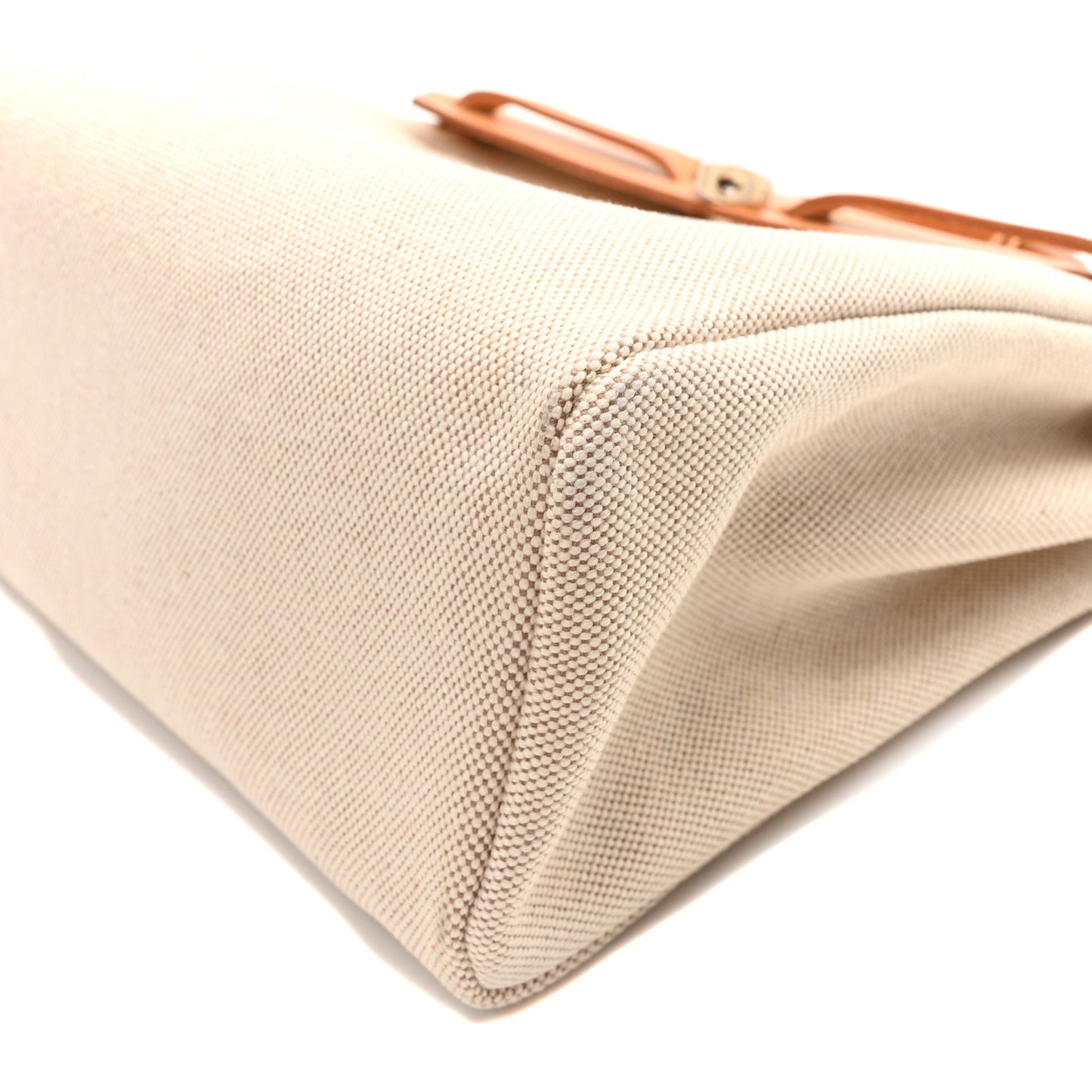 Toile Vache Calfskin Herbag 30 PM Black Natural