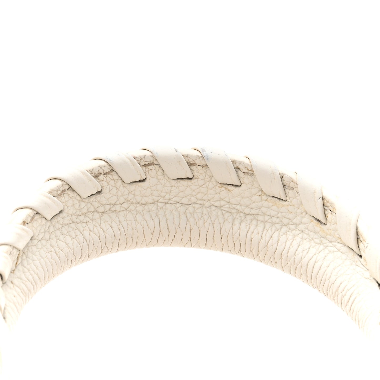 Grained Calfskin Neo Classic Silver Hardware Mini City White