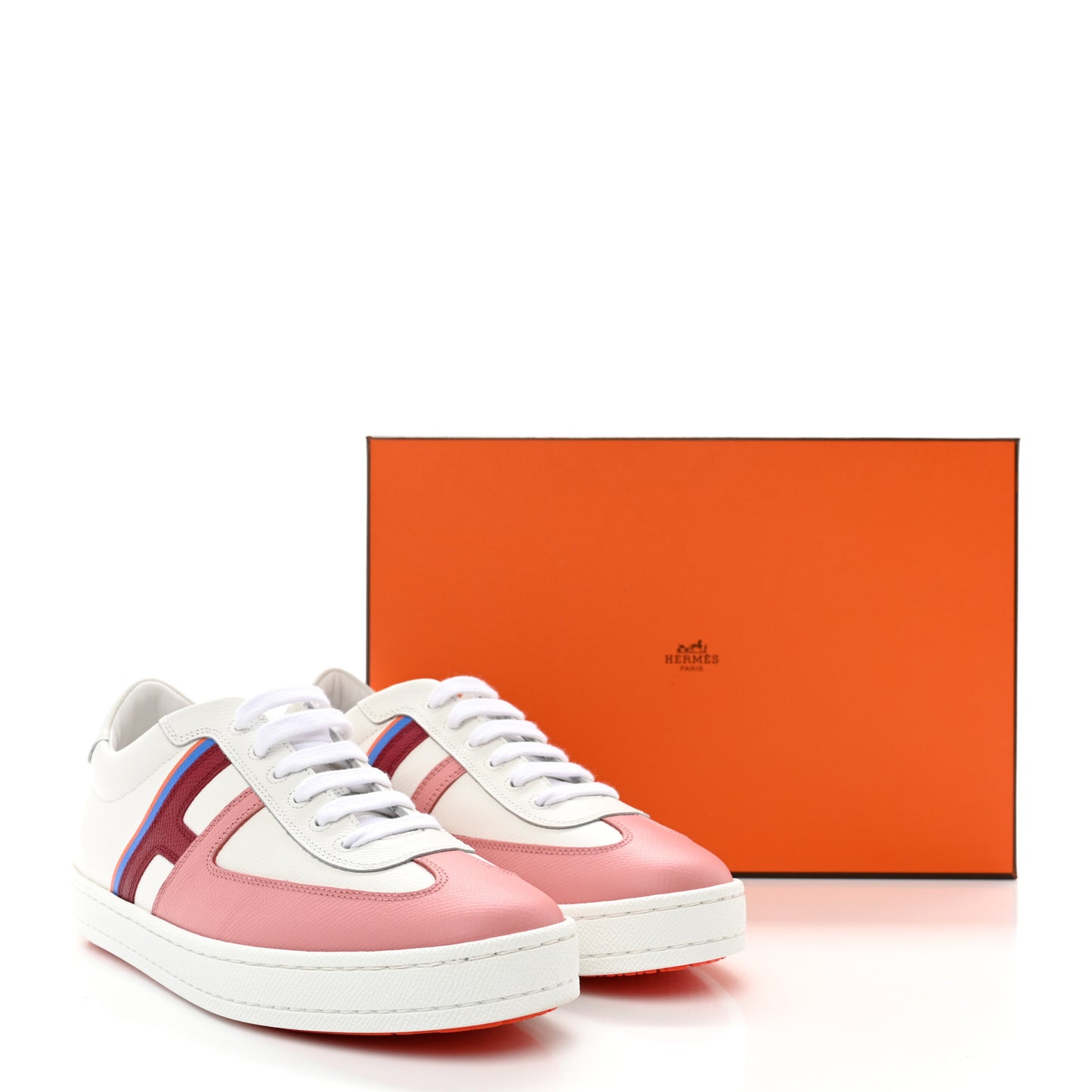 Epsom Womens Boomerang Sneakers 36.5 Multicolor Rose Pale