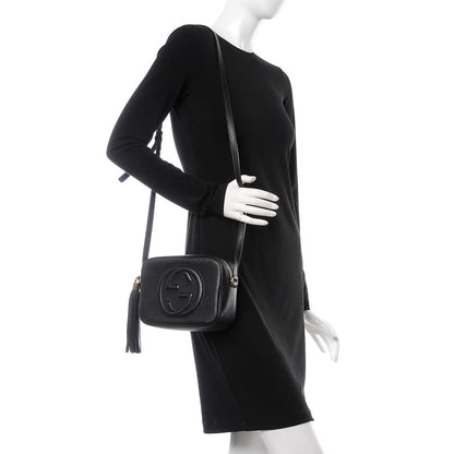 Gucci Pebbled Calfskin Small Soho Disco Bag Black 2 of 7