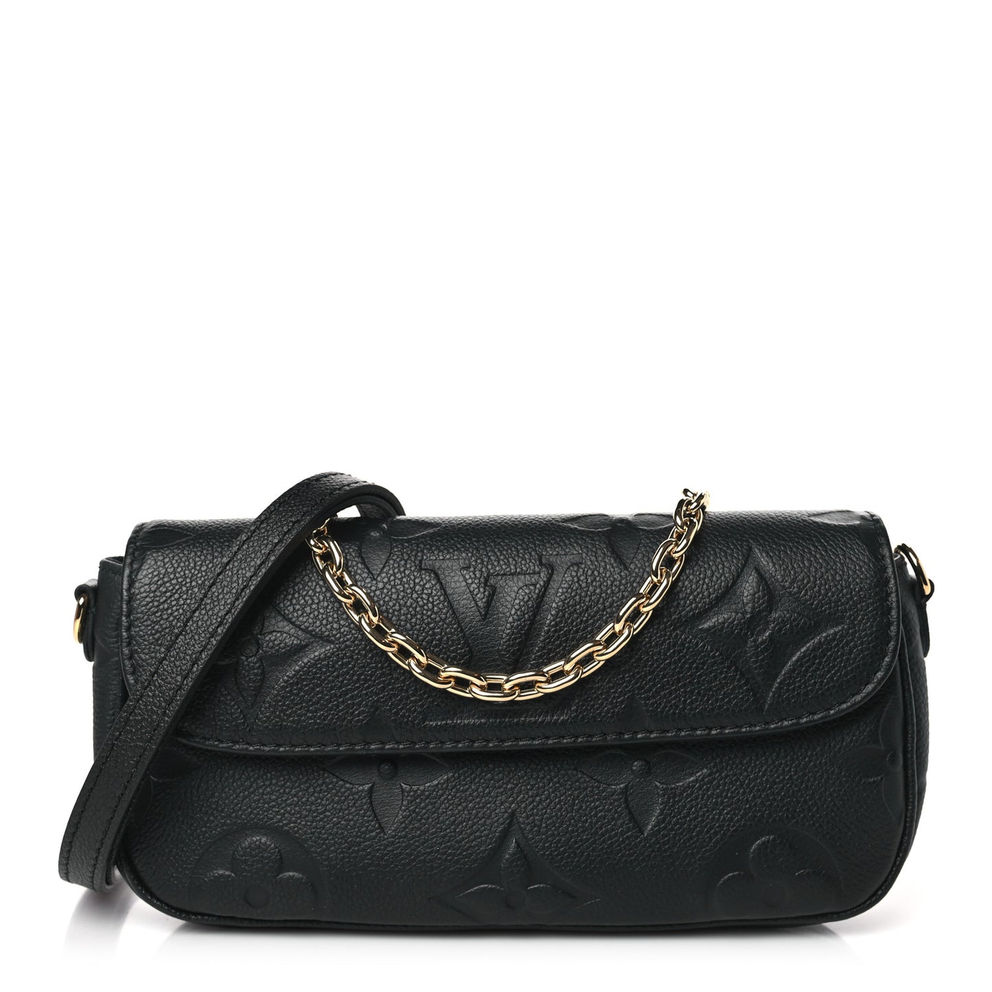 Empreinte Monogram Giant Ivy Wallet On Chain Black