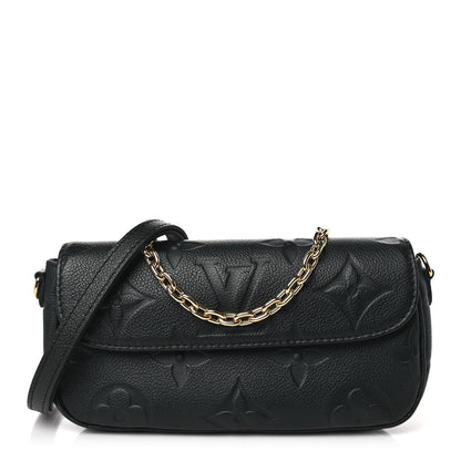 Louis Vuitton Empreinte Monogram Giant Ivy Wallet On Chain Black 1 of 10