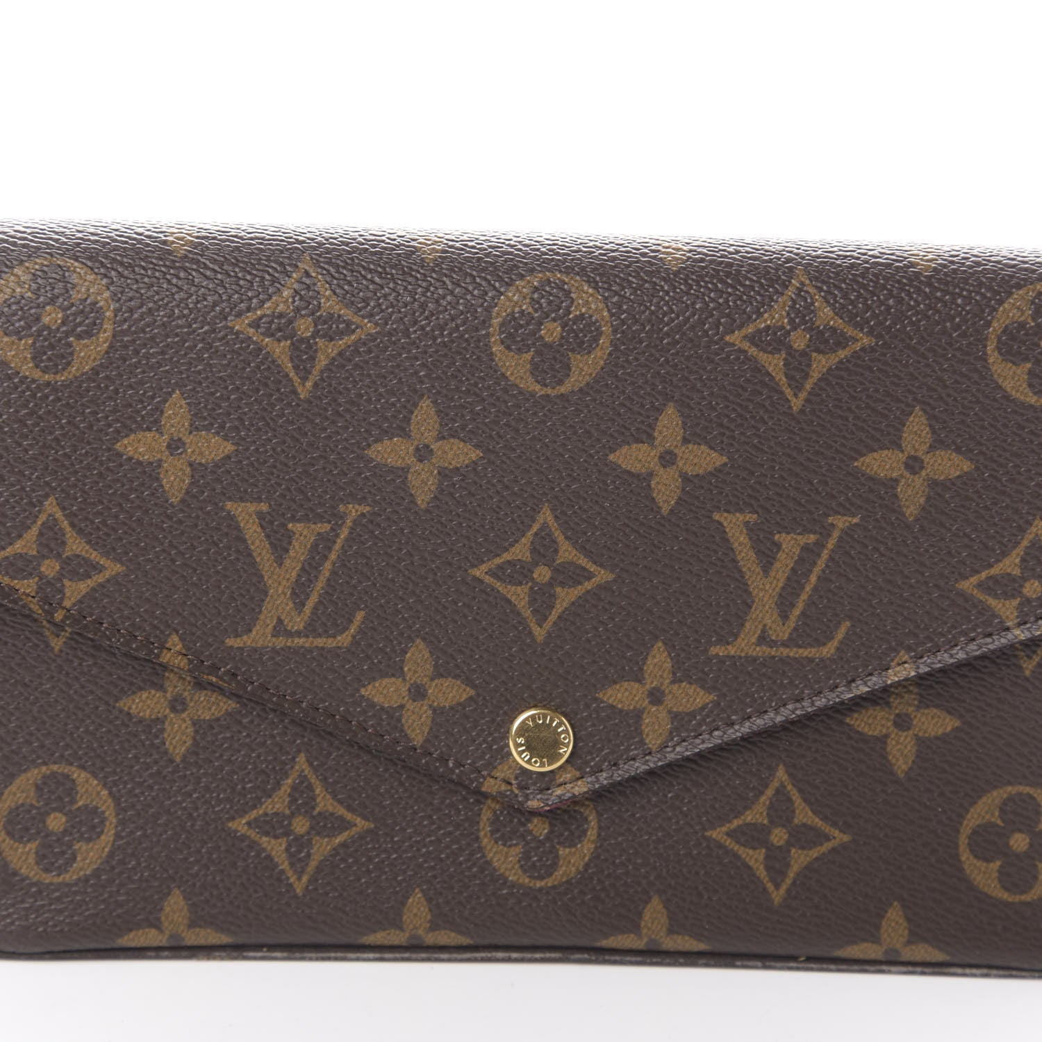 Louis Vuitton Monogram Pochette Felicie Chain Wallet Fuchsia 7 of 7