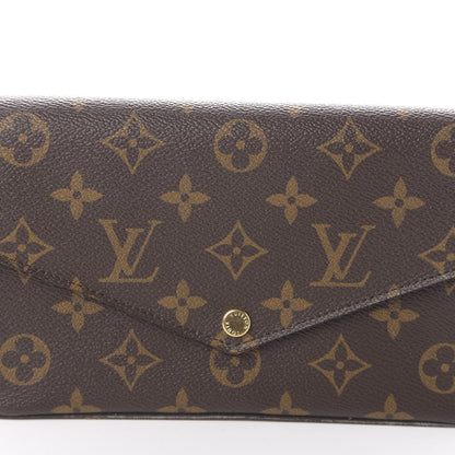 Louis Vuitton Monogram Pochette Felicie Chain Wallet Fuchsia 7 of 7