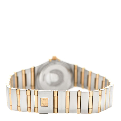 Omega Stainless Steel 18K Yellow Gold Diamond Mother of Pearl 22mm Constellation Quartz Watch 1262.75.00 3 of 5