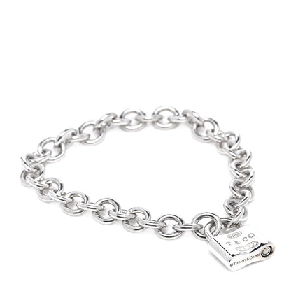Tiffany Sterling Silver 1837 Lock Charm Bracelet 1 of 9