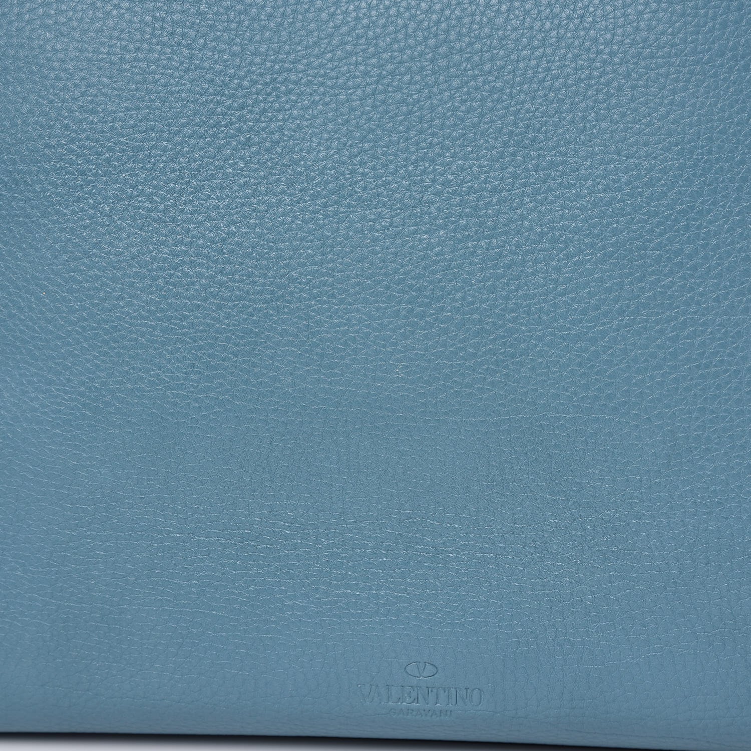 Valentino Garavani Grained Calfskin Rockstud Shoulder Tote Niagara 11 of 15