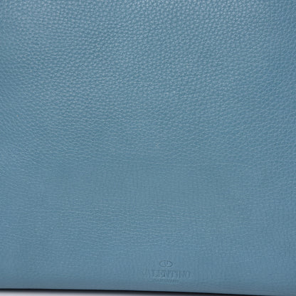 Valentino Garavani Grained Calfskin Rockstud Shoulder Tote Niagara 11 of 15