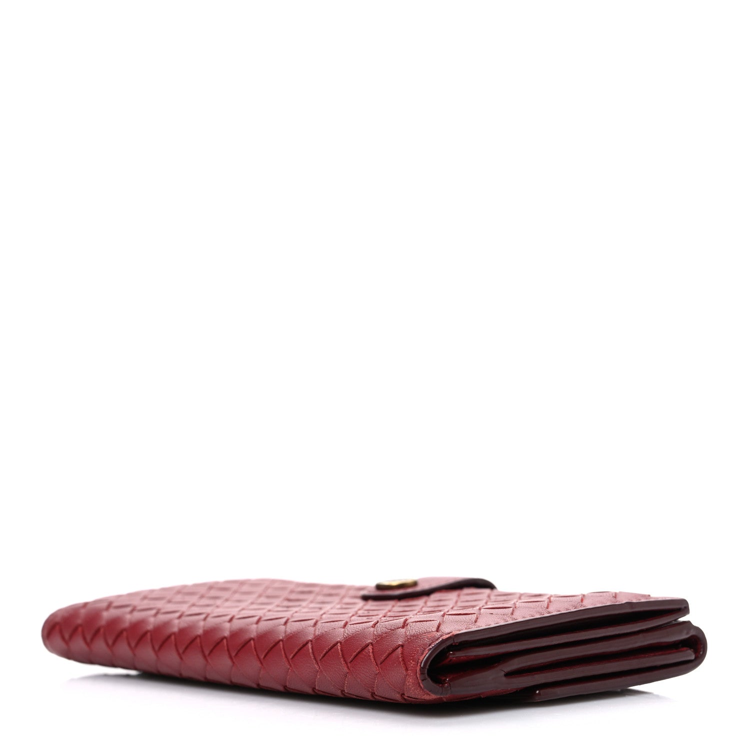 Bottega Veneta Nappa Intrecciato Continental Wallet Dark Red 4 of 8