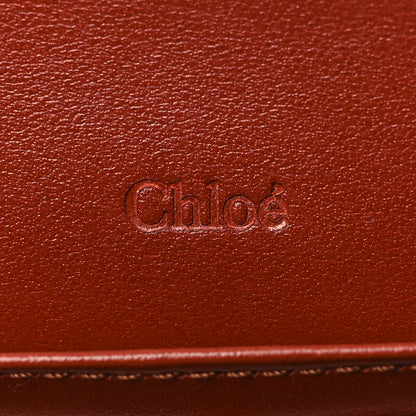 Chloe Smooth Calfskin Chloe Long Wallet Tan 6 of 7