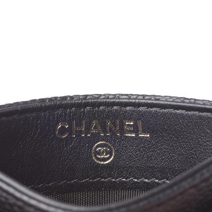 Chanel Caviar Quilted Filigree Card Holder Black 6 of 10