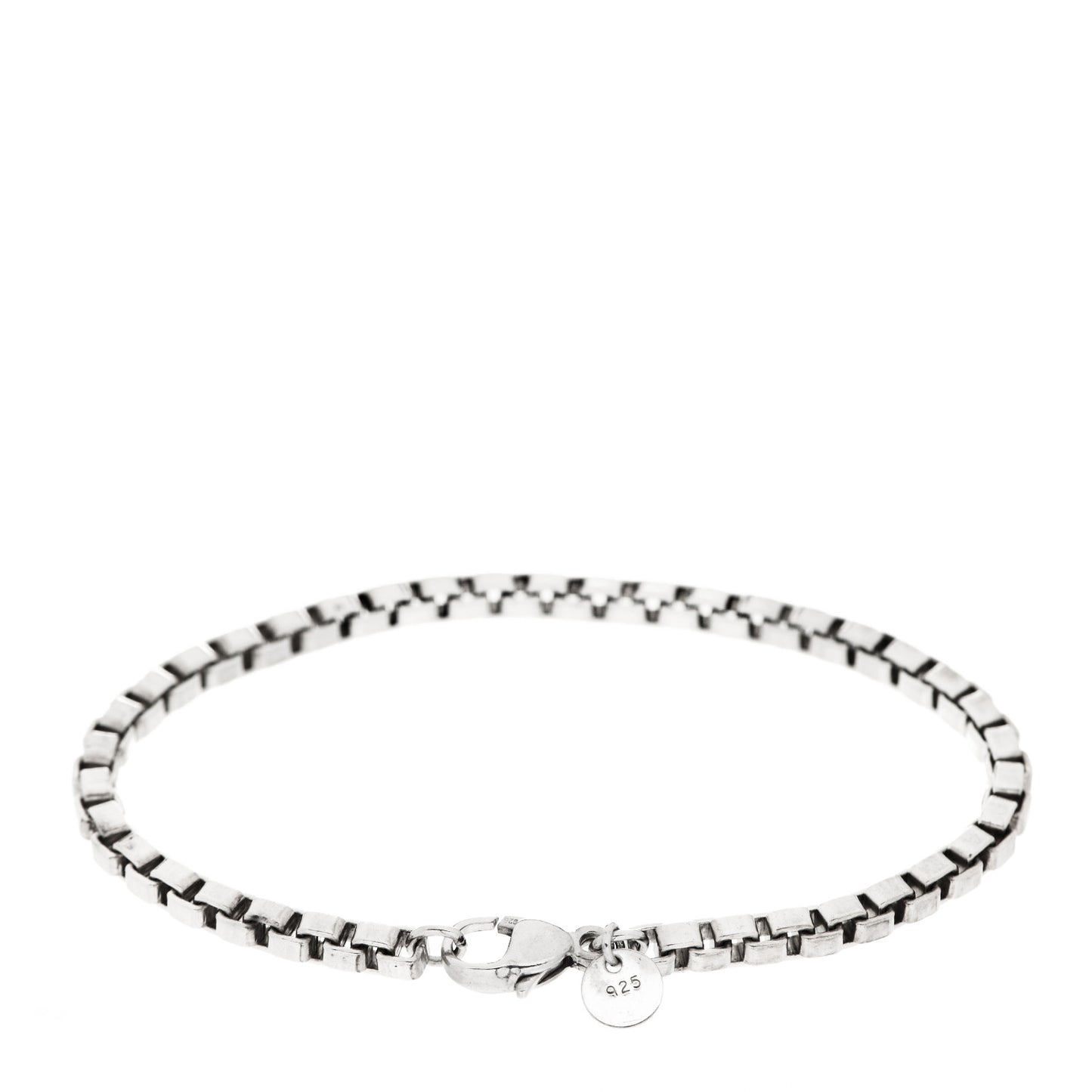 Sterling Silver 4mm Venetian Link Bracelet