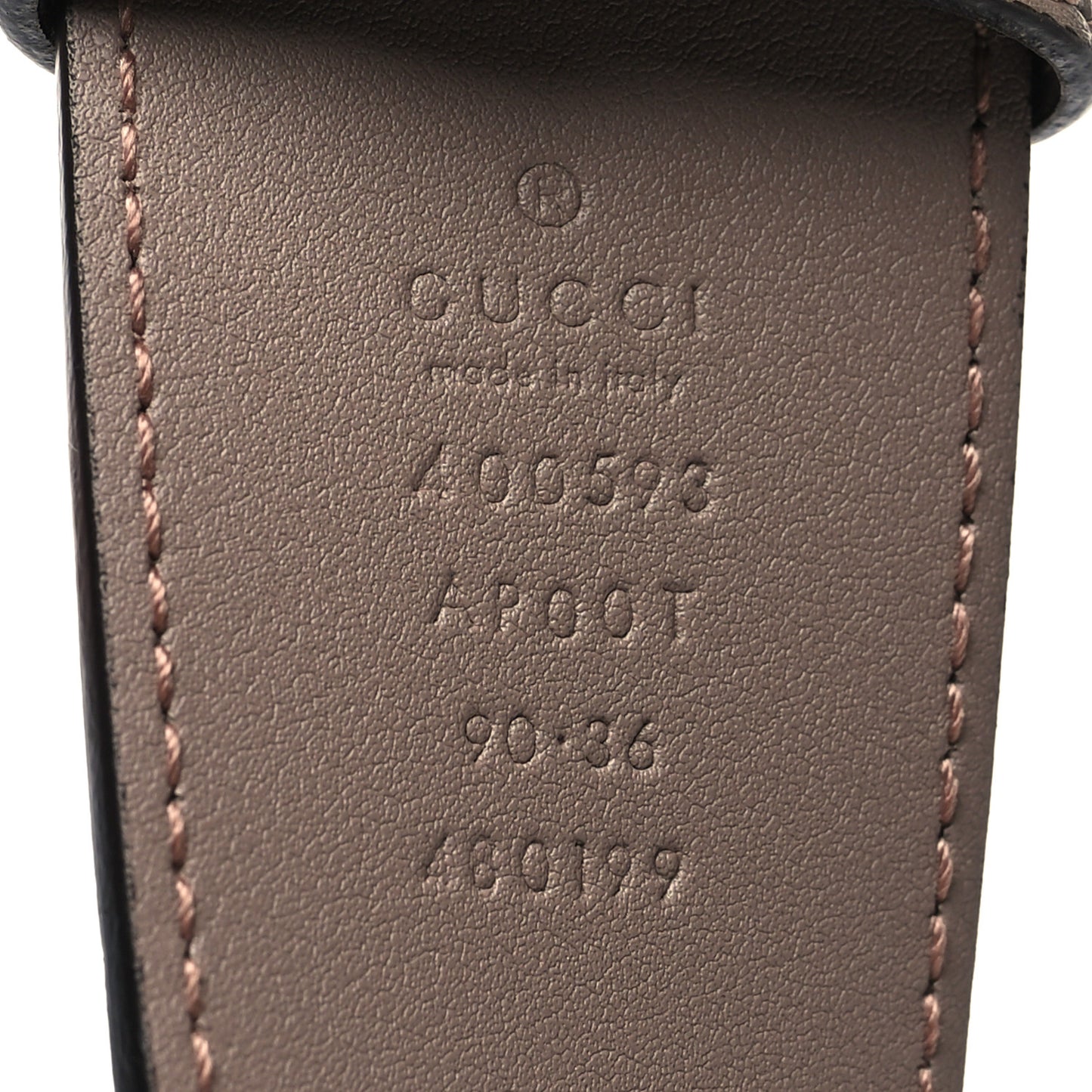 Calfskin Double G 40mm Belt 90 36 Porcelain Rose