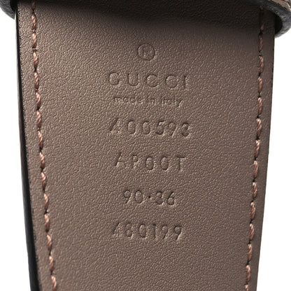Gucci Calfskin Double G 40mm Belt 90 36 Porcelain Rose 5 of 5