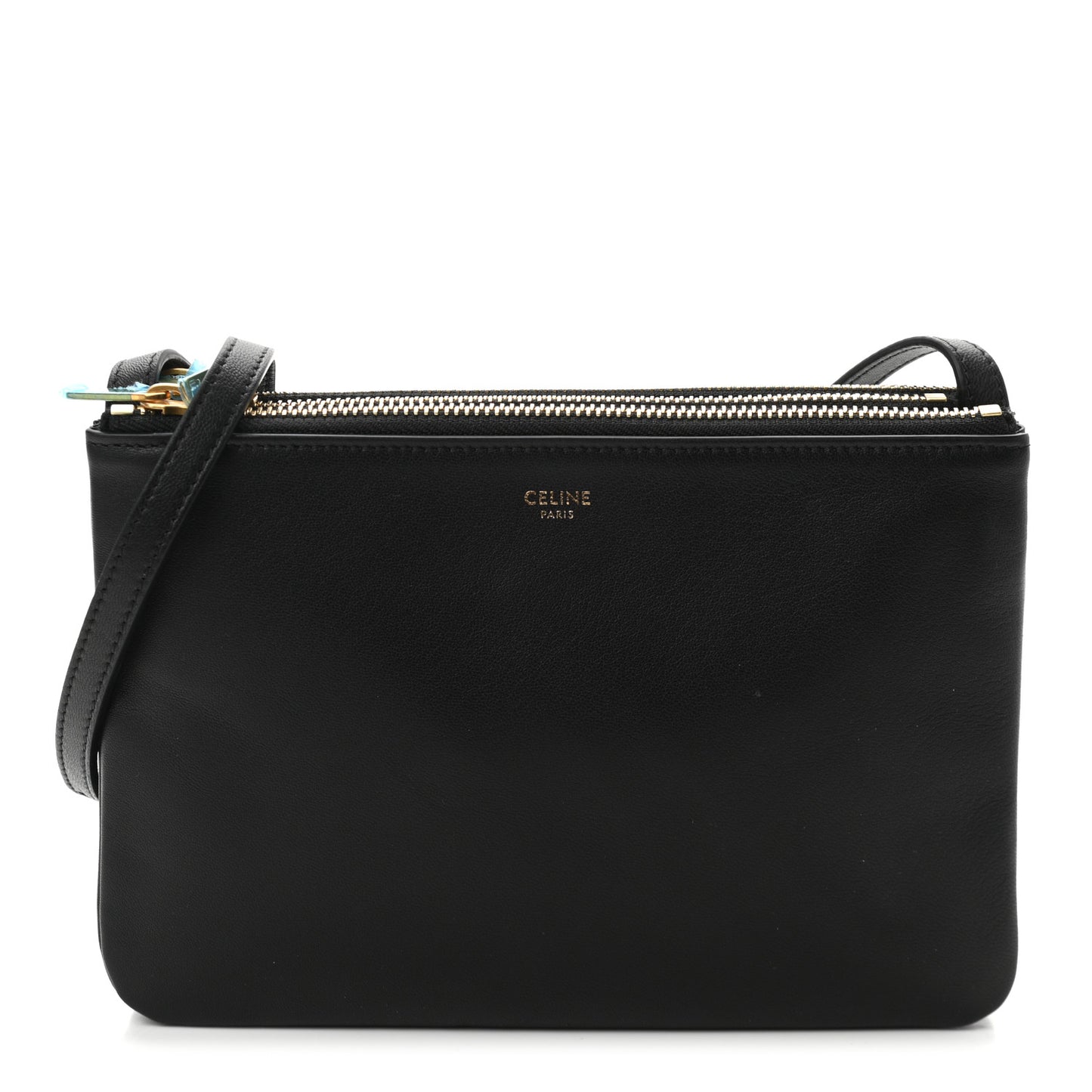 Lambskin Small Trio Crossbody Bag Black