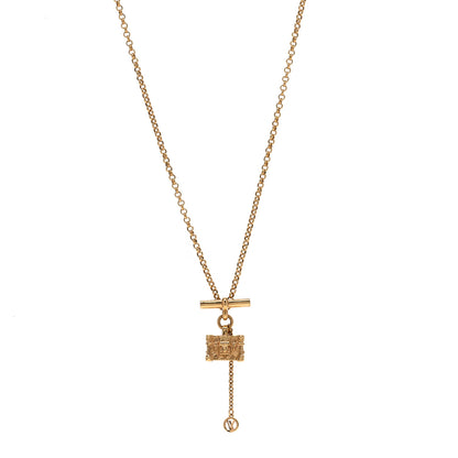 Louis Vuitton Petite Malle Necklace Gold 1 of 7