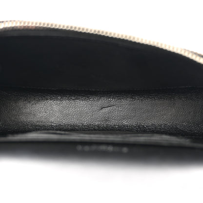 Saint Laurent Calfskin Crocodile Embossed Monogram Kate Belt Bag Black 5 of 9