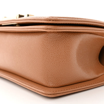 Chanel Caviar Quilted Small Boy Flap Brown 10 of 13