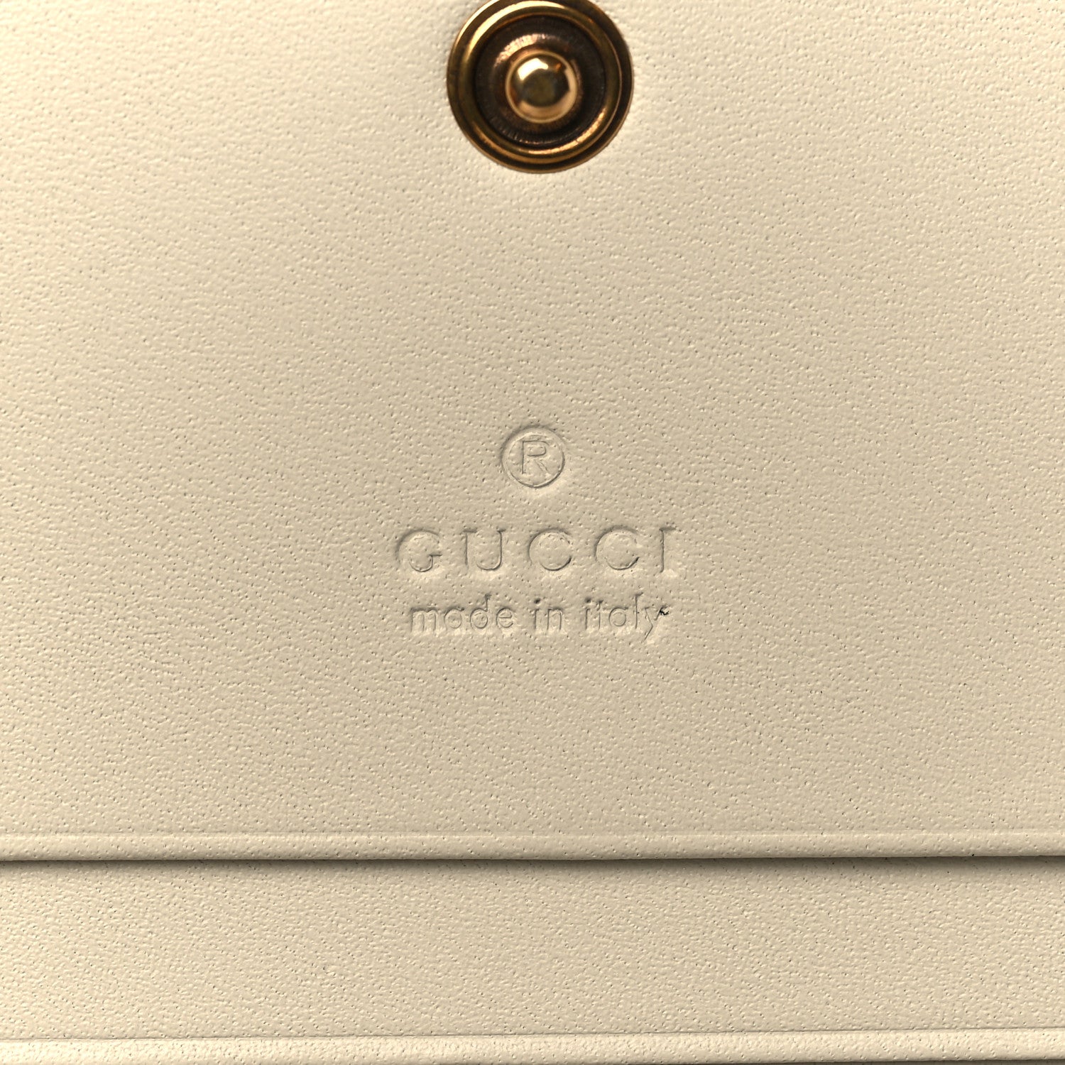 Gucci Calfskin Queen Margaret Card Case Wallet White 6 of 10
