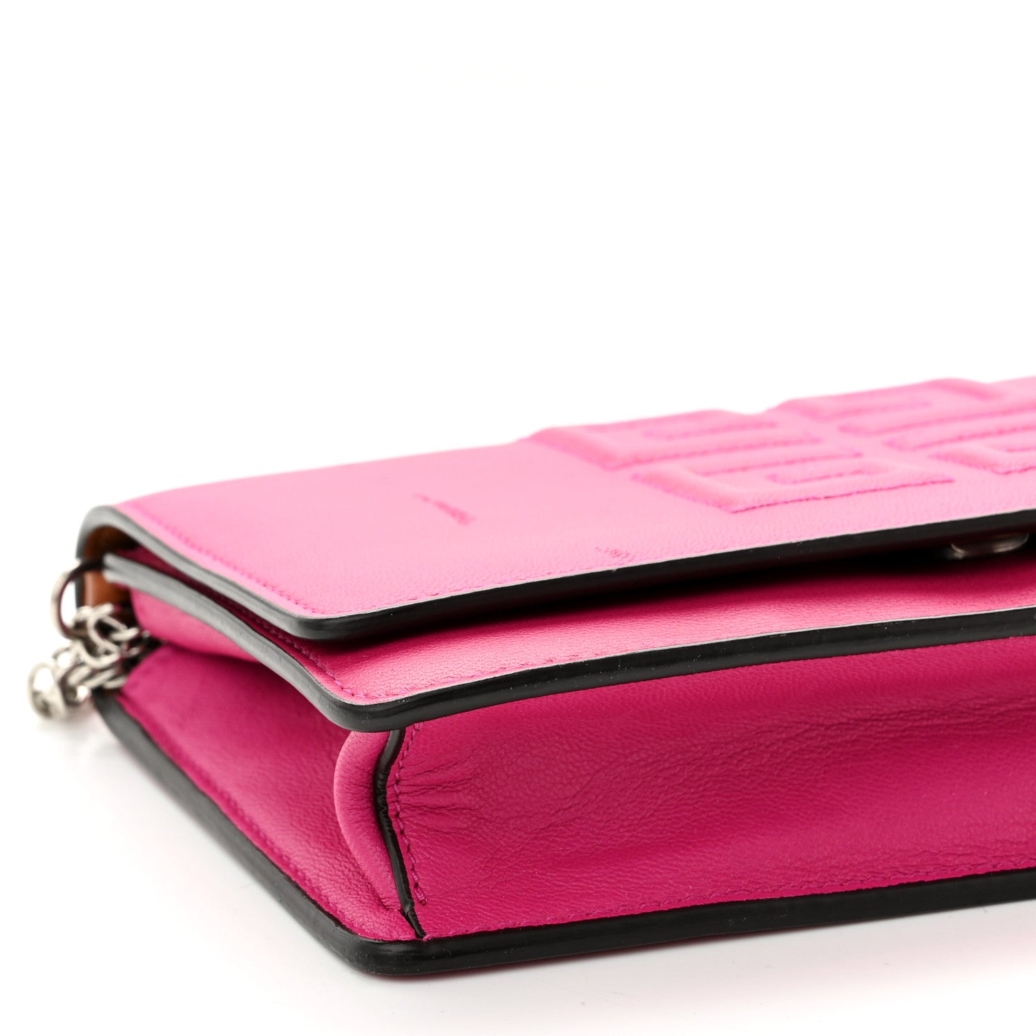 Givenchy Lambskin Emblem Chain Wallet Cyclamen 9 of 10