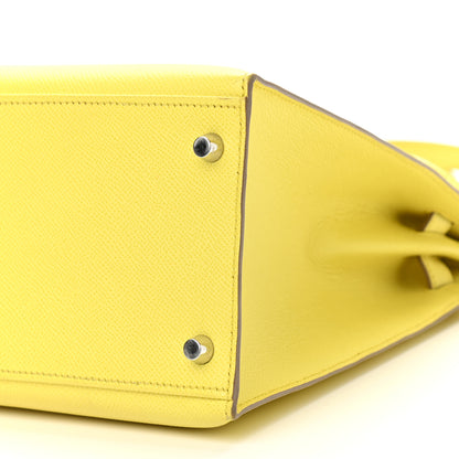Hermes Epsom Kelly Sellier 35 Lime 11 of 16