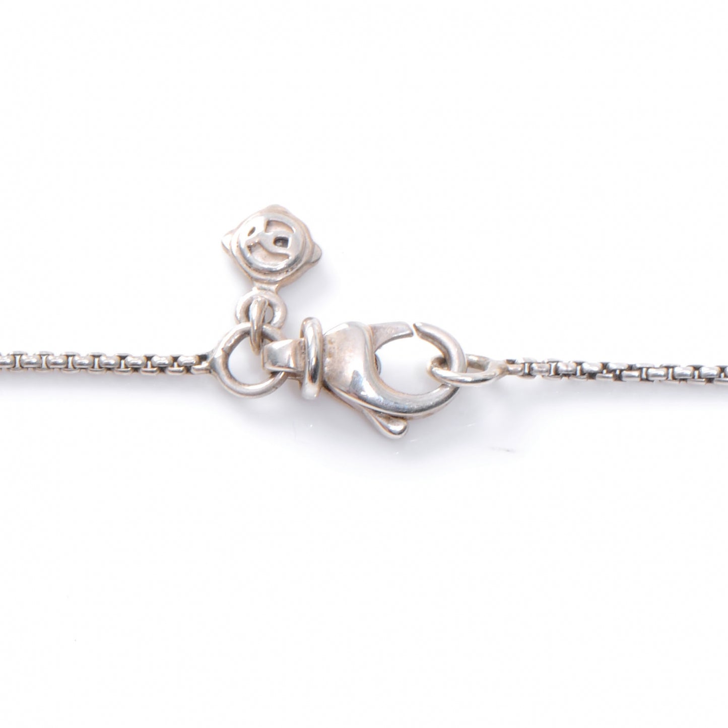 Sterling Silver Diamond Open Heart Cable Necklace