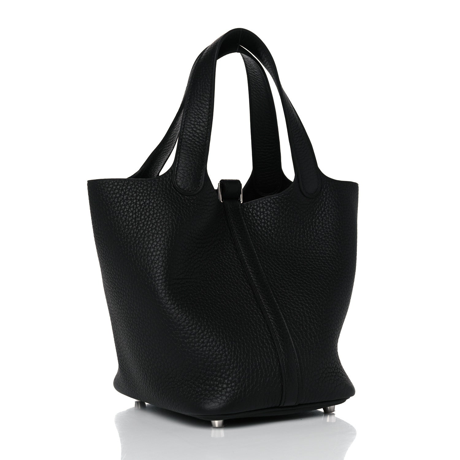 Hermes Taurillon Clemence Picotin Lock 18 PM Black 3 of 10