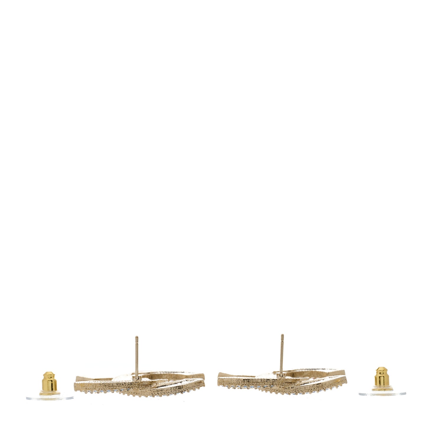 Crystal CC Earrings Gold Multicolor