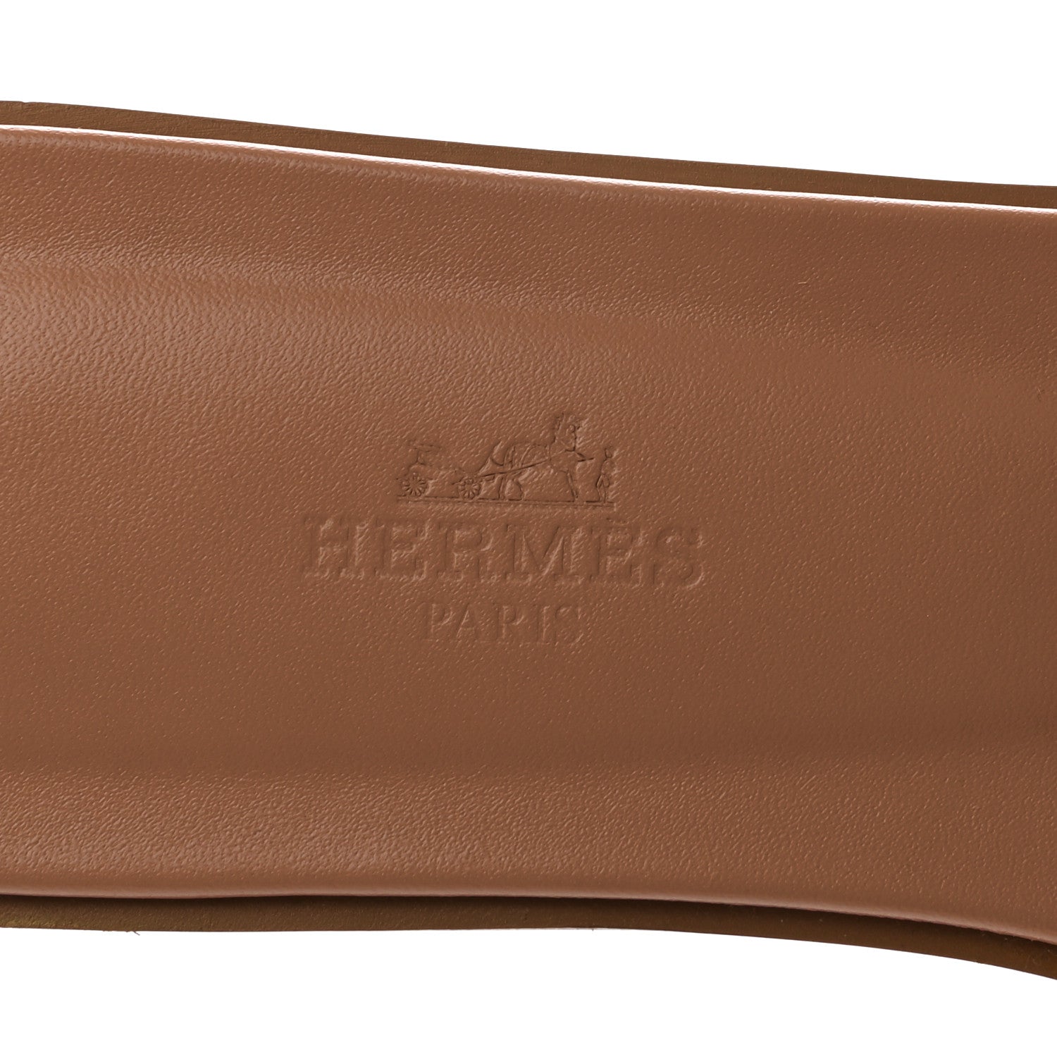 Hermes Metallic Nappa Oran Sandals 38.5 Rose Dore 7 of 10