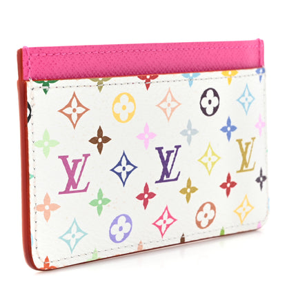 Louis Vuitton LV X TM Monogram Multicolor Card Holder Kawaii Pink 3 of 9