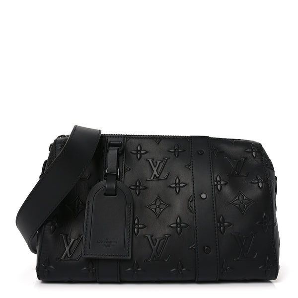 LOUIS VUITTON ショルダーバッグ ブラック Louis Vuitton Monogram Seal City Keepall Black 1875986 – FASHIONPHILE